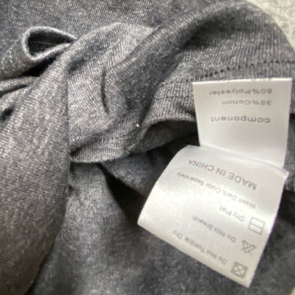 Bebonnie Tunic Womens Small Gray Black Long Sleeve Cowl Neck Top - Picture 11 of 11